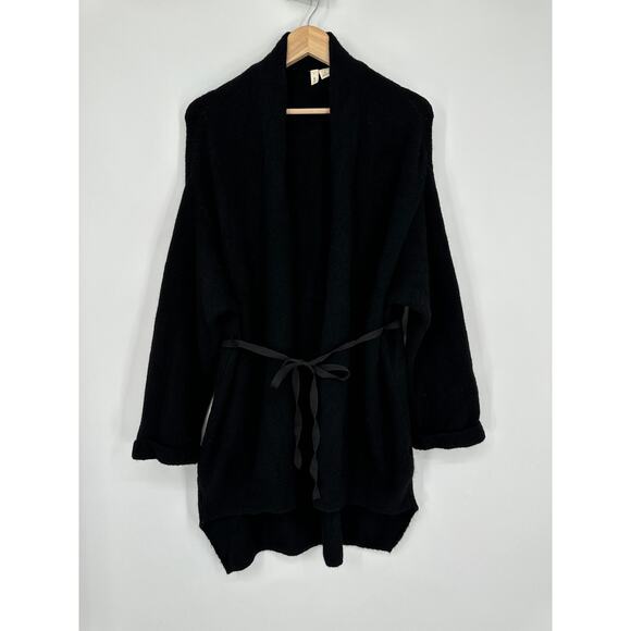 Anthropologie Moth Vallon Cardigan Belted Longline Duster Cozy Wrap Sweater - Picture 4 of 15